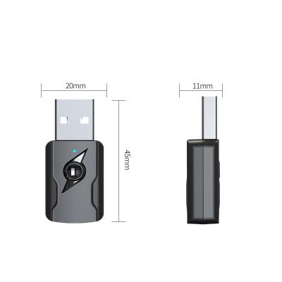 China Transmit& receiver& usb dongle 4 in 1 AUX dongle. Hotsell V5.0 Transmitter Wireless Receiver USB BT for TV/Computer/Headphone for sale