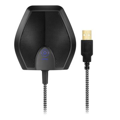 China Hot Selling USB Microphone Touch Sensor Switch Computer Border Condenser Conference USB Microphone for sale