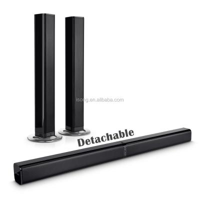 China Wireless Optical Mini System Top Sale Detachable Home Theater Sound Bar for sale