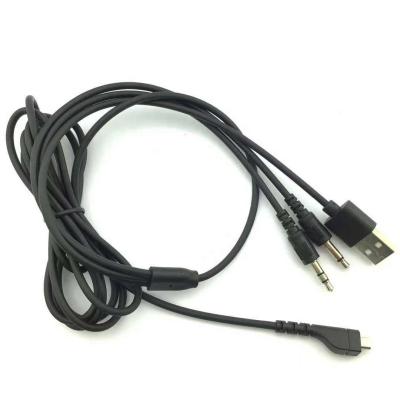 China High Quality Computer Audio USB Cable 1.8m Gaming Headset Cable PC Use For Artcis 3/5/7 for sale