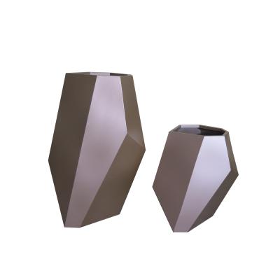 China 2020 New Style Modern Modern Appearance Garden Planters Metal Flower Pots for sale