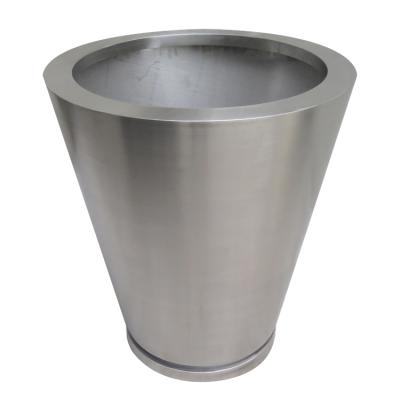 China Modern Garden Line Patio Furniture Flower Pots Stainless Steel Pot For Flowers for sale