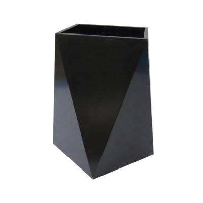 China Large Cheap Eco-friendly Outdoor Metal Galvanized Steel Iron Stand Flower Pot Wholesale for sale