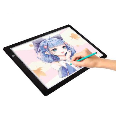 China /Graphic Design /Art A4 Led Drawing Board Artist Ultra Thin Art Led Drawing Board Tracing Pad Sketch Board for sale