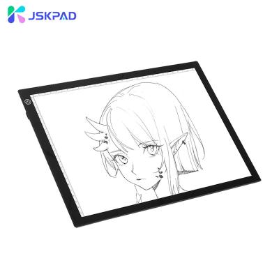 China Discovery Graphic/A4 Led Super Thin Dimmable Tri-Level Led Light Drawing Copy Holder Light Box A3/A4/A5 Drawing Pad With Scale for sale