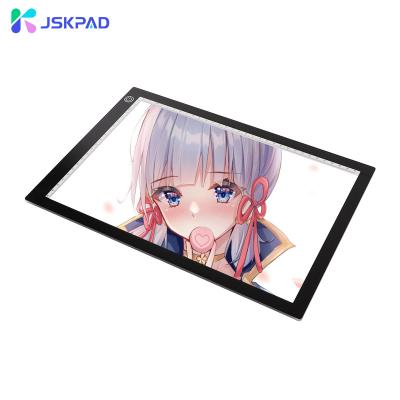 China Graphic /Design/Art High Quality Colored USB Bound Acrylic A4 Board Led Light Protection Led Drawing Writing Tracing Board for sale