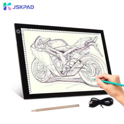 China JSKPAD 4000lux Super Bright Portable A3 A4 Led Light Pad For Diamond Painting 470*345*5mm for sale