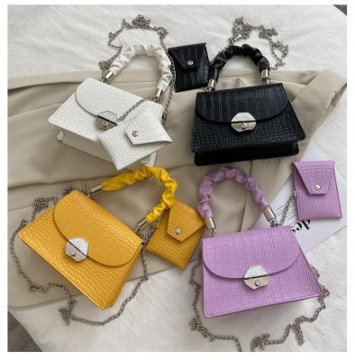 China High Quality Wholesale Stone Grain Handbags Bags Women Handbags Ladies Bags for sale