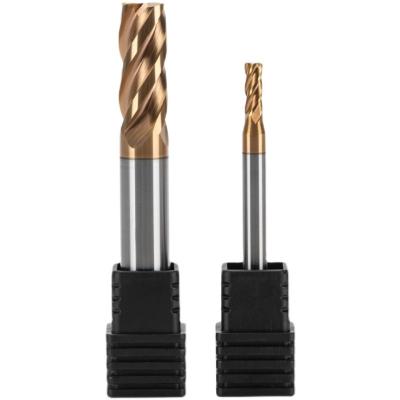 China 4flute 4flute 45/55/60 HRC Milling Cutter CNC Endmill Round Nose Solid Carbide High Hardness Accept Customized For Metal Steel for sale