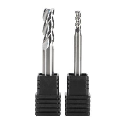 China Carbide Manufacturing Core Diameter Large 3 Flute Carbide End Mill Nose Direct Solid Round CNC Milling Cutter For Hardness Material for sale