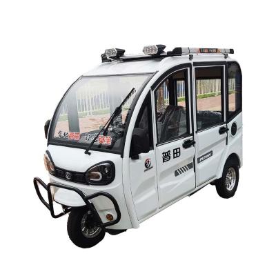 China Passenger 3 Wheel Delivery Covered Motor 6Seats Electric Tricycle for sale