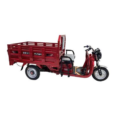 China 1000W Hybrid Motor Electric Drift Tricycle Cargo 501 - 800W Drum Brake 100-200kg 1500*1000mm 30-50km/h Open 40-50km/h, 70-90km Open for sale