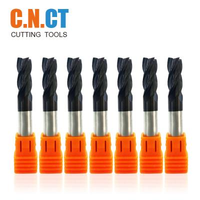 China Milling Machine End Mills 4 Flutes Diameter Micro Square Solid Carbide End Mills for sale