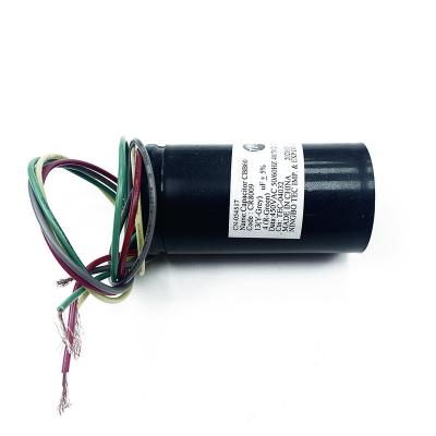 China Hotel 13+4uF 400mm Wire Length Washing Machines Capacitor Seal Parts for sale