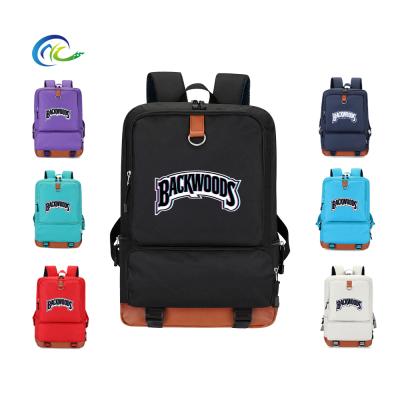 China Mukai Wholesale Fashionable Backwoods Cigar Backpack Smell Proof Printing Bag Oxford Cloth Oxford Cloth Travel Waterproof Bag for sale