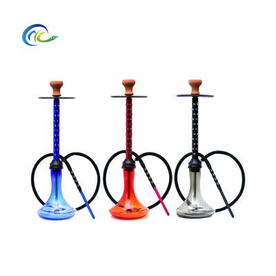 China Smoking Tobacoo Mukai Hot Selling Manufacturer Hookah Set Russia Shisha Smoke Direct Aluminum Hookah In Running Water Smoking Accessories for sale