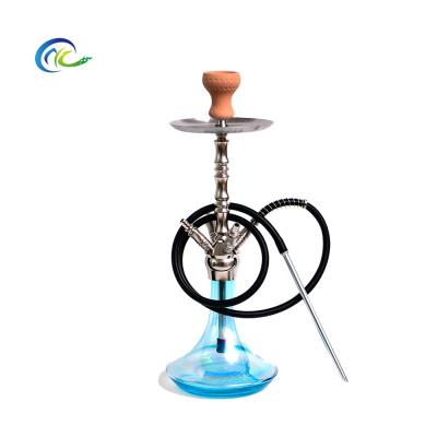 China Smoking Tobacoo Mukai High Quality Manufacturer Hookah Set Russia Aluminum Shisha In Running Stainless Steel 4 Pipes Holes Hookah for sale