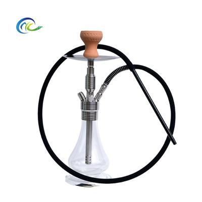 China Mukai Hot Selling Manufacturer Classic Small German Brass Acrylic Hookah Set Shisha Chicha Russian Hookah Manufacturer for sale