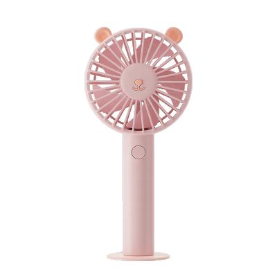 China DC Battery Powered Rechargeable Small Cooling Fan Portable Handheld Electric Fan Rechargeable Mini Cooling Fan for sale