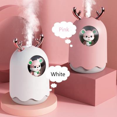 China 2021 Bestselling LED Light Portable Cute Pet Mini USB Air Humidifier Color Changing With Color Night Light for sale