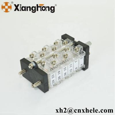 China DC and Xianghong F12 F12-12 6NO6NC Auxiliary Control Switch F12-12 Rotary Type for sale