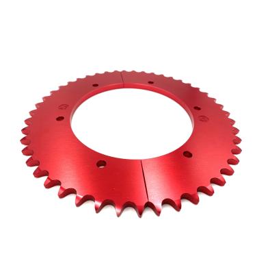 China Aluminum Most Popular 35# Aluminum Sprocket Sprocket For Outboard Racing Go Kart for sale