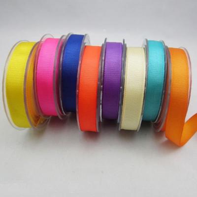 China Factory Wholesale Red Yellow Green Plain Grosgrain Ribbon 3 Inch Wide Grosgrain Ribbon for Gift Decorative for sale