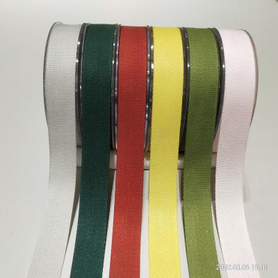 China Polyester Herringbone Tape 6mm-50mm Custom Color Woven Herringbone Ribbon Webbing for Gift Box for sale