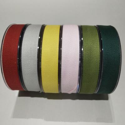 China Factory Price Herringbone Tape 38mm Herringbone Ribbon Yellow Twill Tape for sale