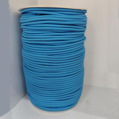 중국 Blue Elastic Cord 1mm 2mm 3mm 4mm 5mm Colorful Spandex Round Elastic Rope for Decoration Box 판매용