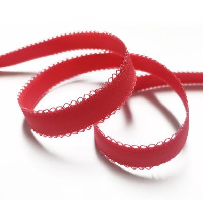 China Bra Elastic Satin Ribbon 5mm 10mm 12mm 13mm 15mm with Customized Style for sale