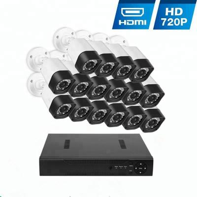 China 5 in 1 ANALOG AHD CVI TVI CCTV Camera 8CH 16CH DVR CCTV System Camera Kit VA-Kit4204 for sale