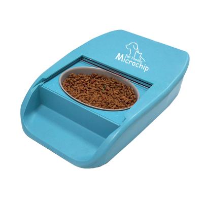 China Automatic Dog RFID Chip Pet Feeder Automatic Pet Products Dog Cat Feeder For Sale for sale