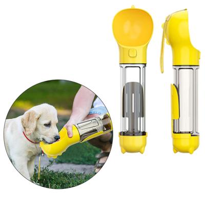 China Viable Wholesale Dog Products Customize Logo PP Dog Dispenser Outdoor Travel Portable Pet Water Bottle for sale