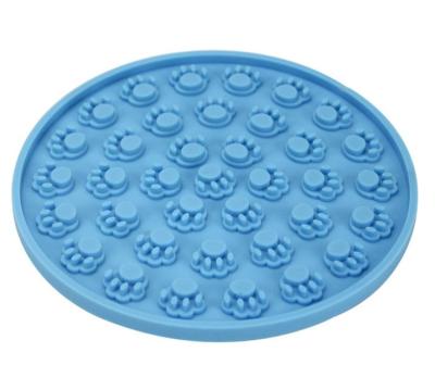 China Good Sustainable Demand Silicone Dog Lick Mat Bath Toys Pet Washing Distraction Food Lick Mat For Dogs for sale