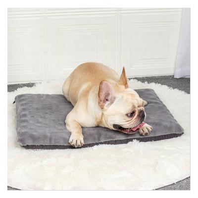 China Healthy Mat Non-Skid Bottom Pet Dog Mat Cat Pad Washable Travel Non-Skid Dog Bed for sale