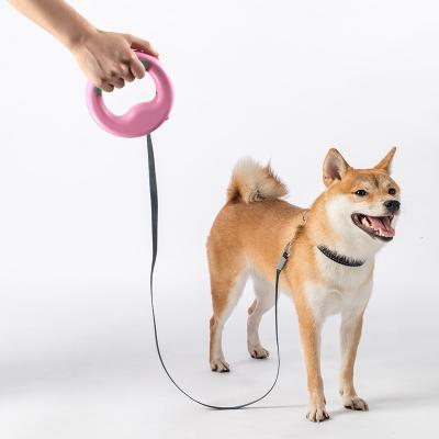 China 2021 New Fashion Smart Dog Lead DETACHED, Quick Release Hand Free Led Retractable Dog Leashes With Light for sale