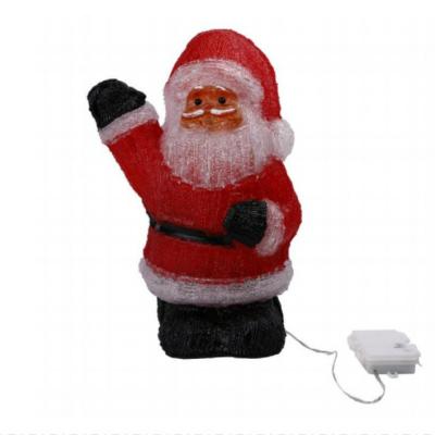 China H1-12 30L Garden Decorative Christmas LED Twinkle Santa Claus Lights Acryl Santa Light ip44 for sale