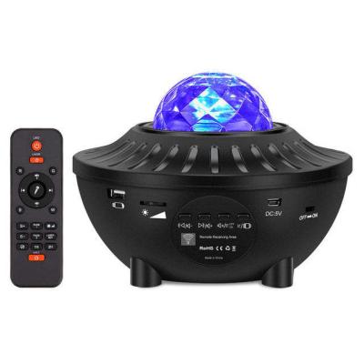 China Modern H1-25 Bluetooth Smart Connect Rotating Star Night Lights For Kids Sky Laser Cove Lamp 360 LED Music Projector Light for sale