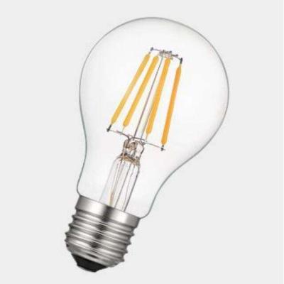 China Residential 2W 4W 6W 8W Led Filament Bulb E27 E26 Vintage Glass Edison Dimmable A60 LED Bulb For Home Decoration for sale