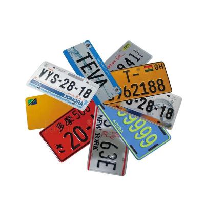 China Gov tender car license plate, aluminum car number plate for sale