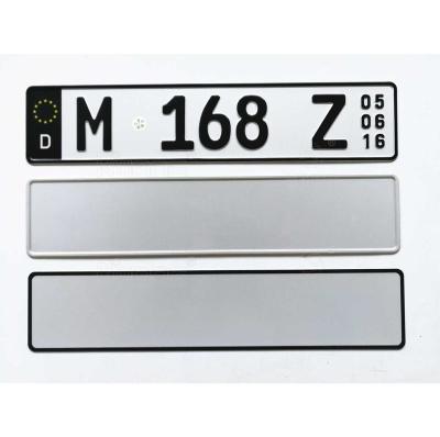 China Aluminum license plates for production of number plates for sale