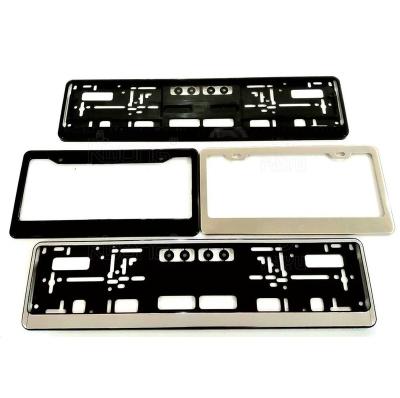 China european normal license plate frame, custom chrome license plate frame europe for sale