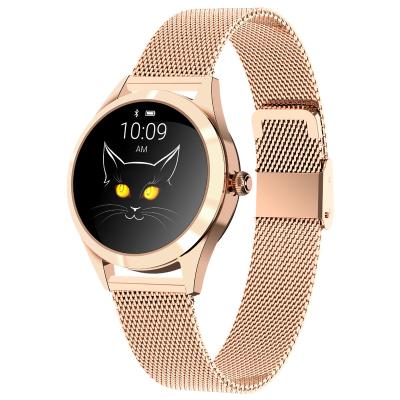 China KW10 Touch Screen Women Bracelet Call Reminder Smart Sports Step Heart Rate Blood Pressure Lady Smart Watch for sale