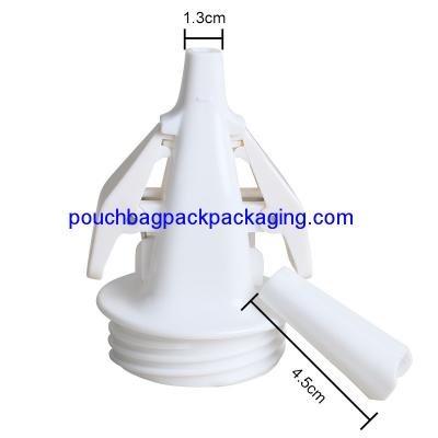 China White pp ABS adapters for breast milk bag and pump, connect pump with bag together for sale