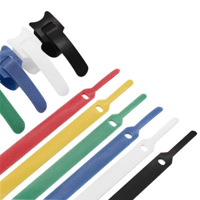 China Bundling High Quality Reusable Colorful Nylon Self Locking Self Locking Plug Wire Hook And Loop Cable Tie Multi Use for sale