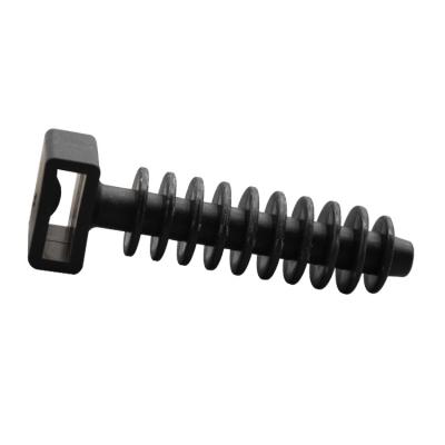 China CH-6 fixed black nylon cable tie cable tie brackets can be wall mounted for sale