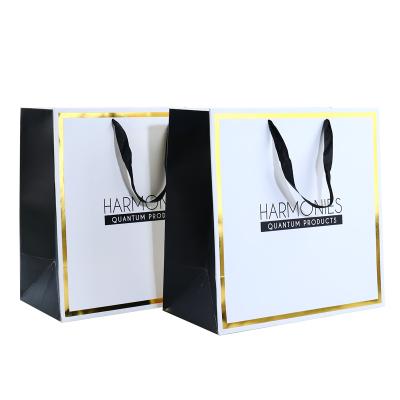 China 2022 Materials China Manufacturer Custom Logo Printed Luxury Gift Custom Recycled Shopping Paper Bag With Your Own Logo for sale