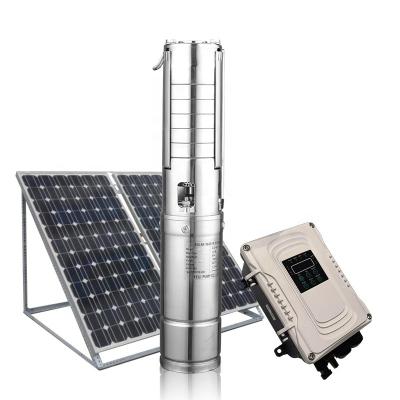 China Permenent Synchronous Motor High Flow BLDC Solar Water Pump Magnetic Solar Pump DC Solar Submersible Pump For Deep Well for sale