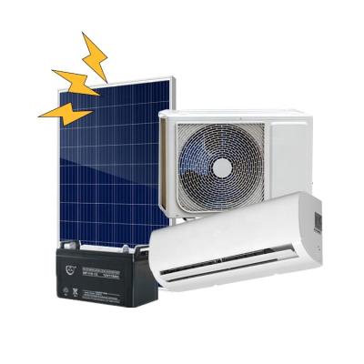 China 100% Solar Powered DC48V Off Grid Green Power No Grid Solar Air Conditioner 100% Energy Saving For Home Office Hotel Hospital Island Mountains for sale